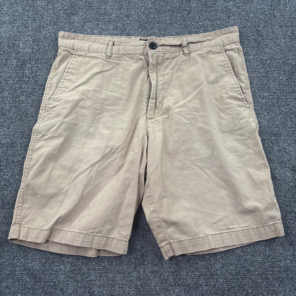 H&M Chino Shorts Size 32 Tan Regular Fit Cotton Casual‎ Mens